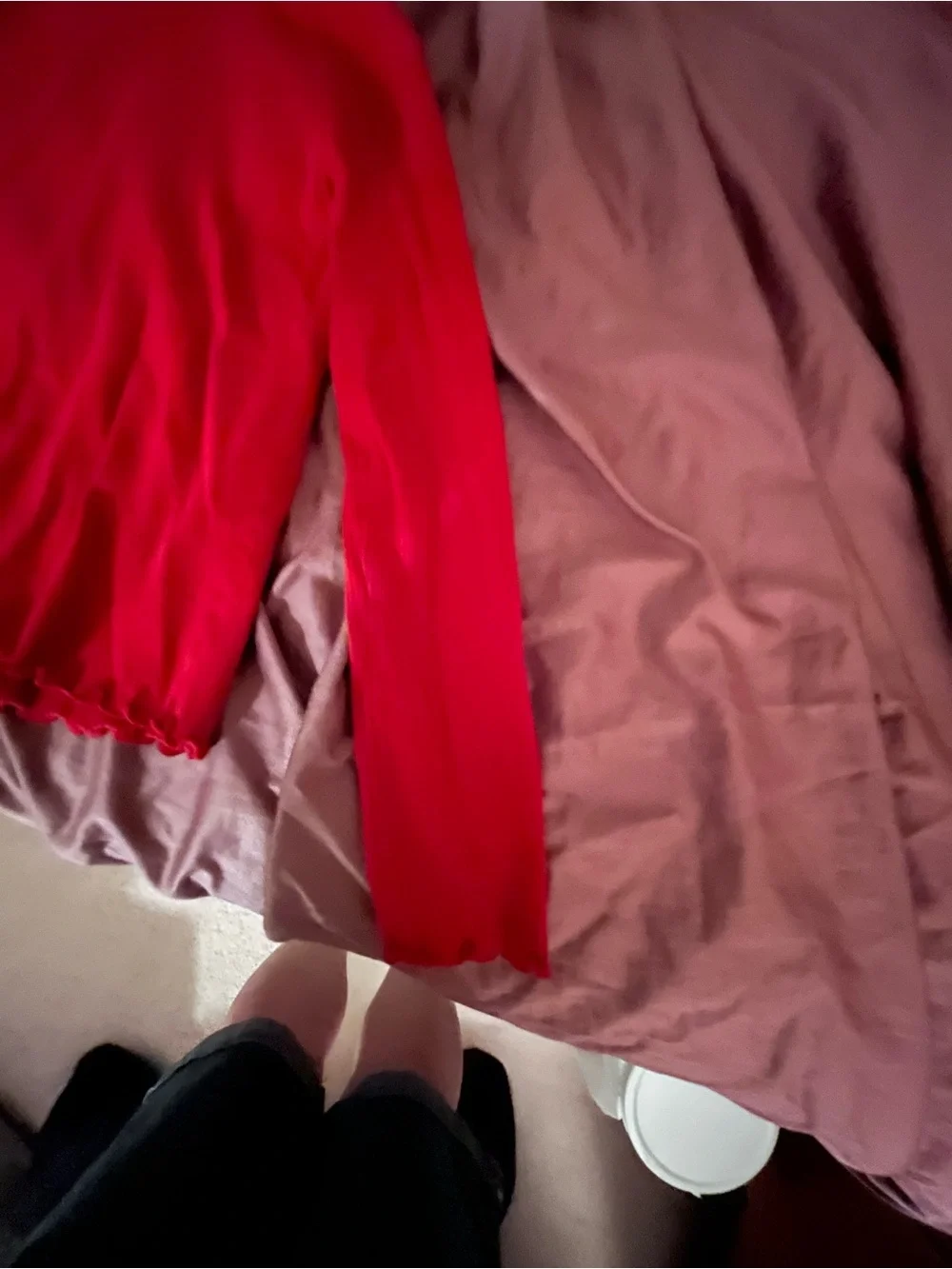Girls XXL Red Turtleneck Long Sleeve Shirt